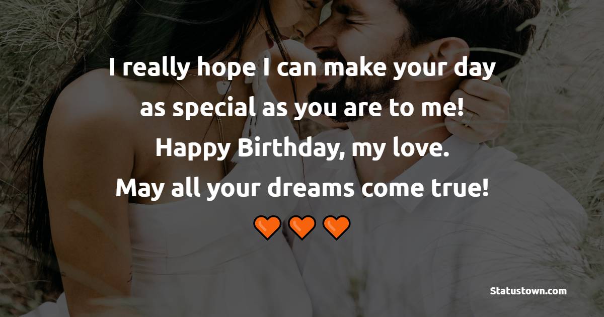 Simple Birthday Wishes For Love