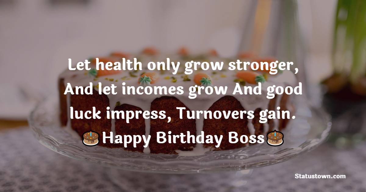 Birthday Wishes for Boss