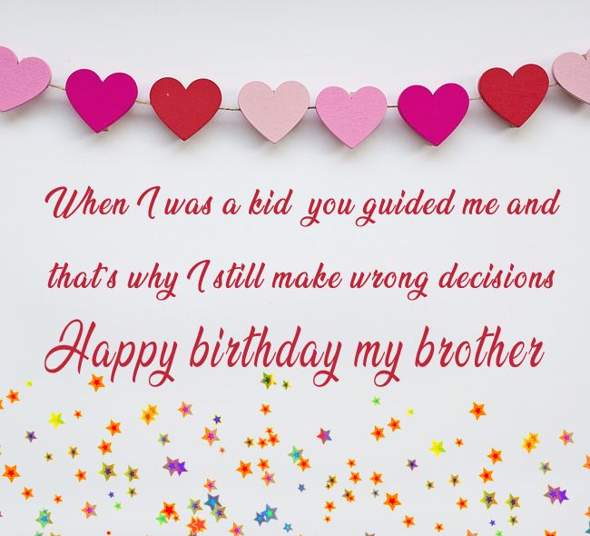 Deep Birthday Wishes for Brother