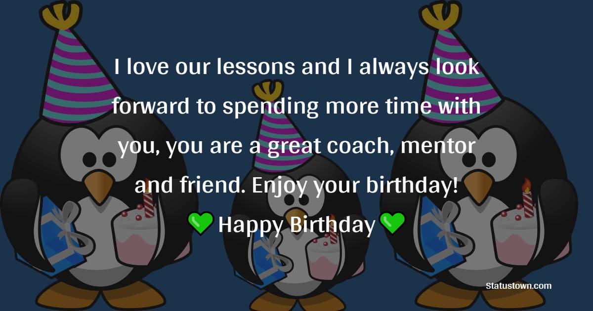 Top Birthday Wishes for Coach