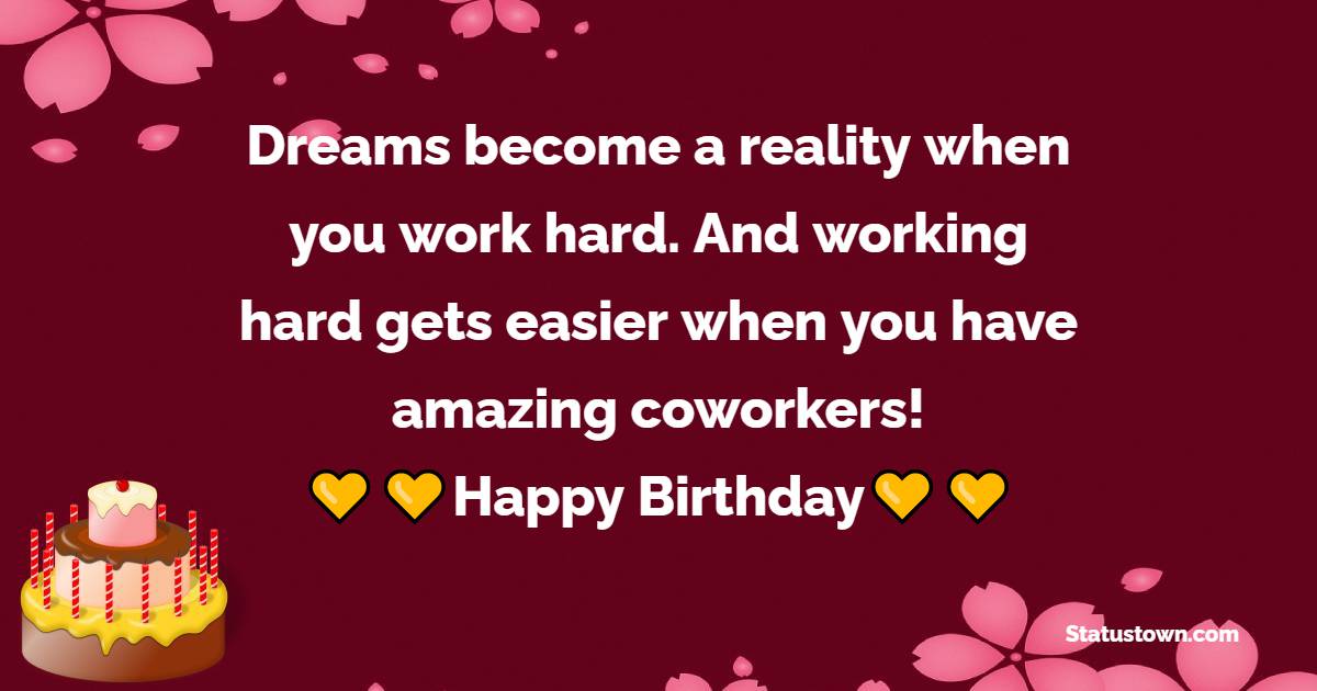 Best Birthday Wishes for Colleagues