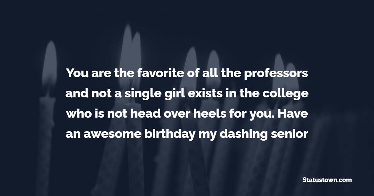 Best Birthday Wishes for College Senior