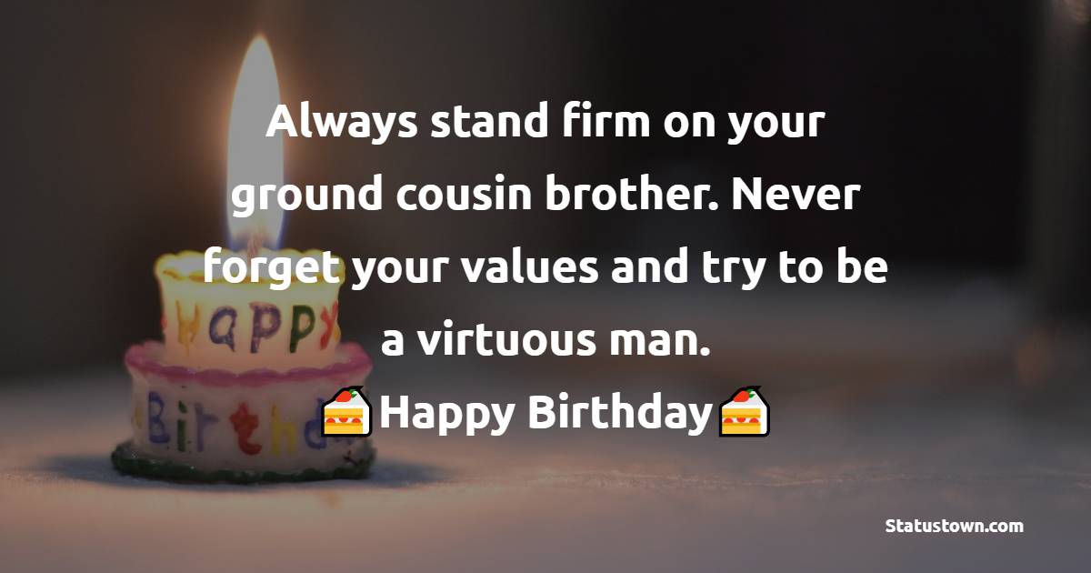 Birthday Text for Cousin Brother
