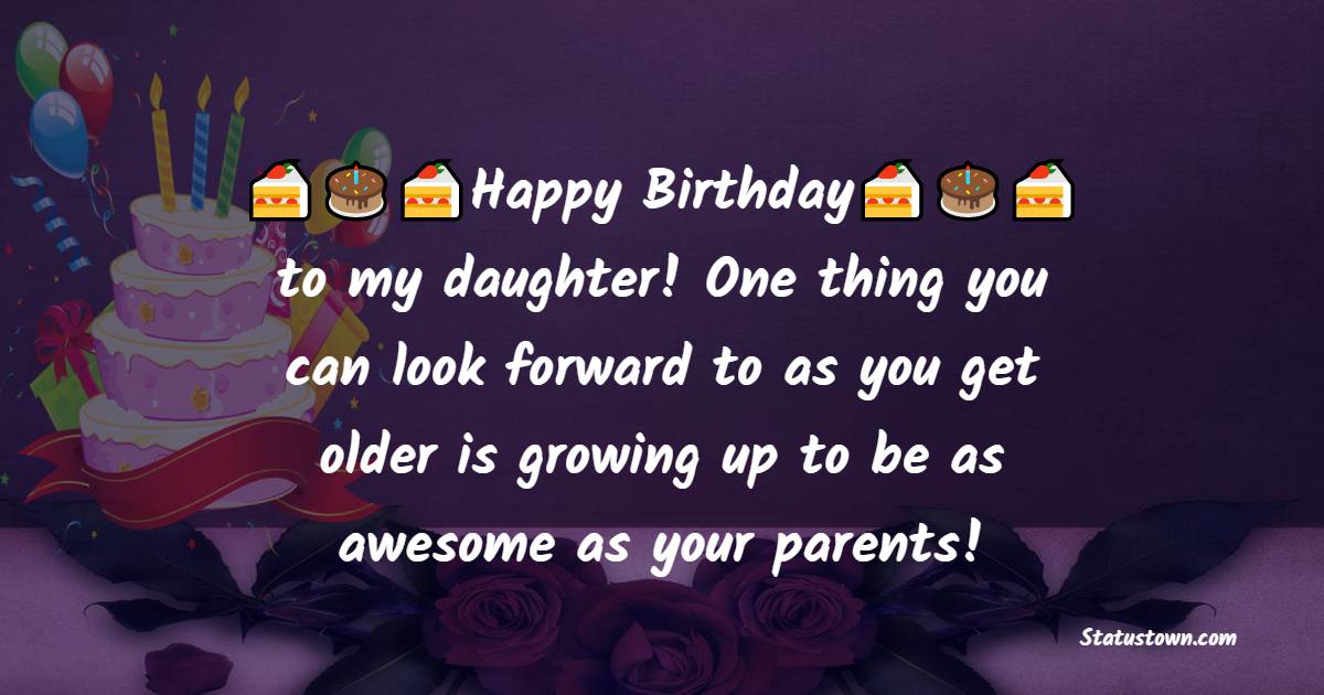 Beautiful Birthday Wishes for Daughter