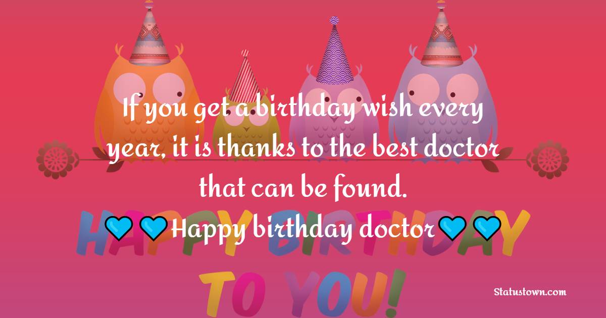 Birthday Quotes for Doctor