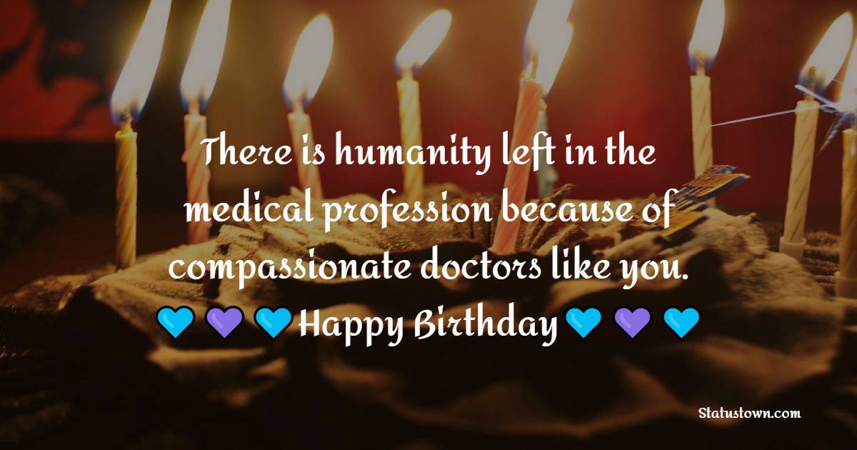Amazing Birthday Wishes for Doctor