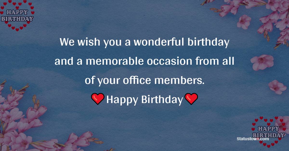 Top Birthday Wishes for Employees