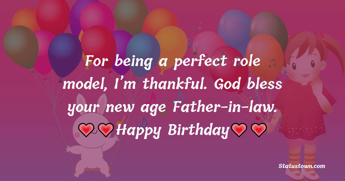 Touching Birthday Wishes for Father in Law