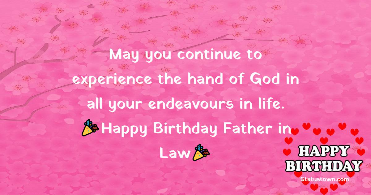 latest Birthday Wishes for Father in Law
