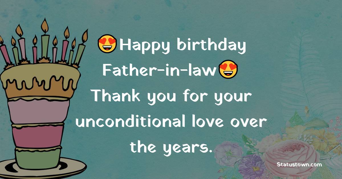 Heart Touching Birthday Wishes for Father in Law