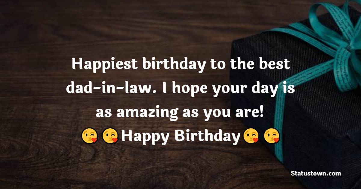 Birthday WhatsApp Status  for Father in Law