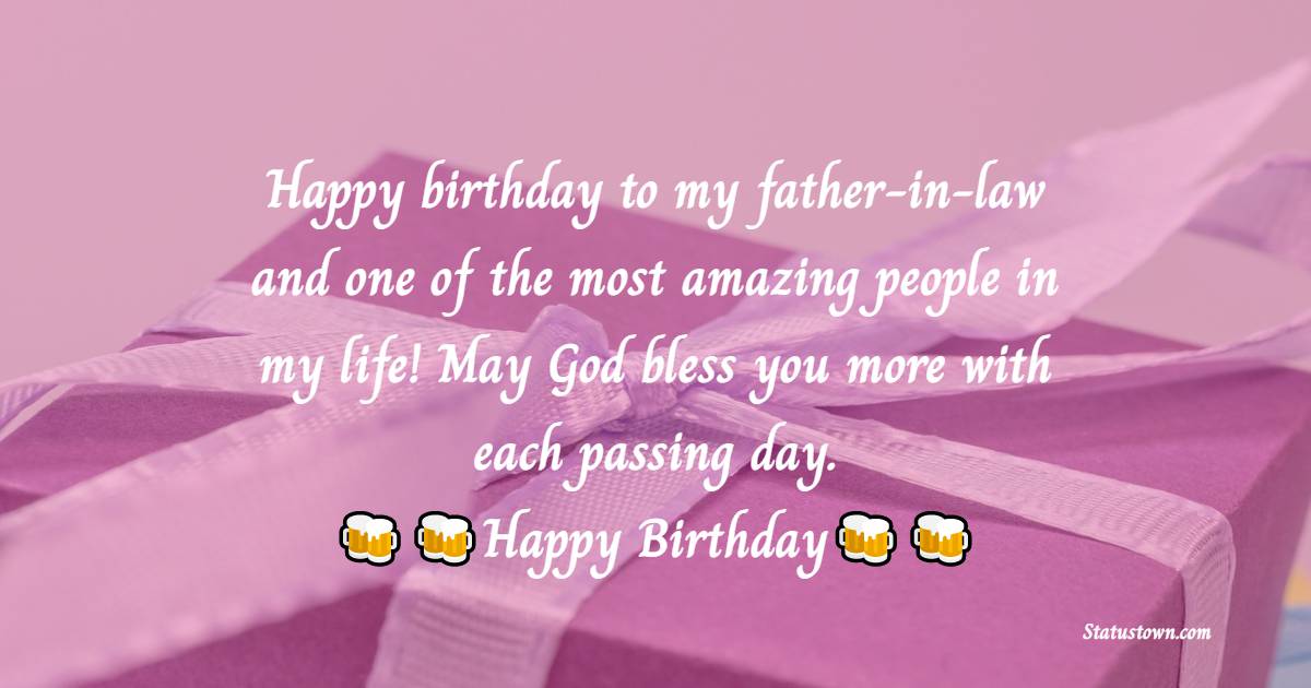 Birthday Wishes for Father in Law