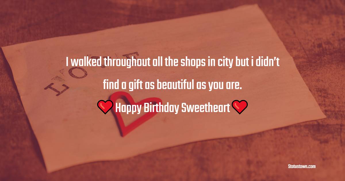Sweet Birthday Wishes for Girlfriend