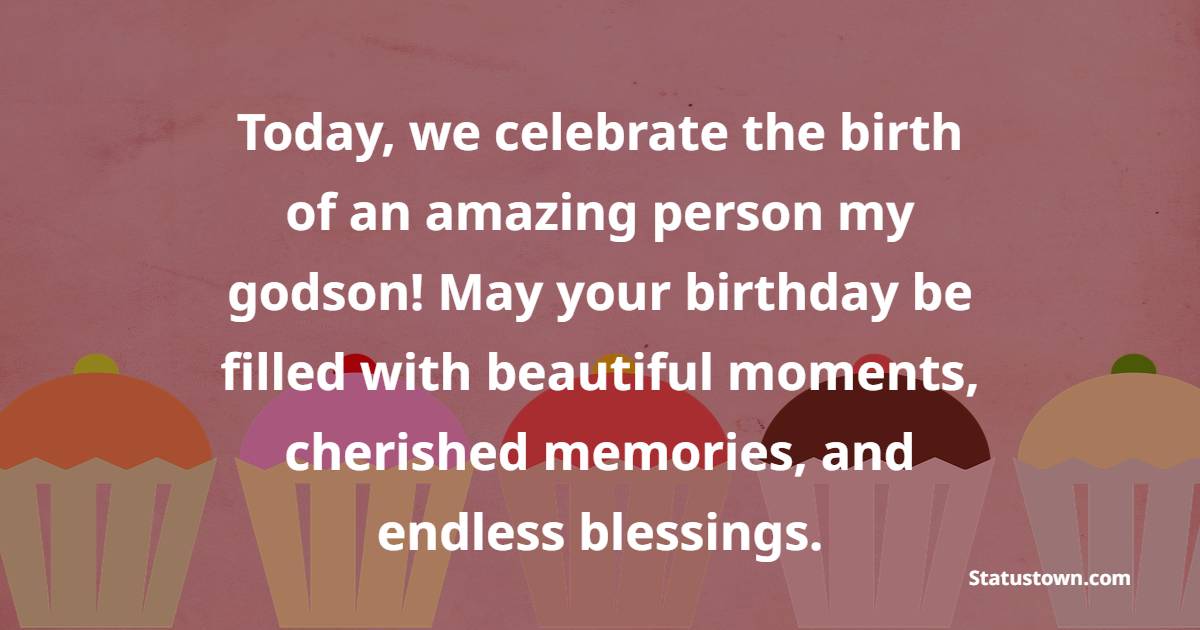 Birthday Wishes for Godson