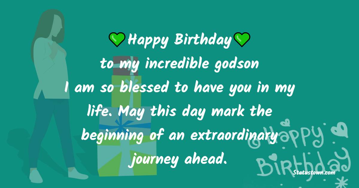 Birthday Wishes for Godson