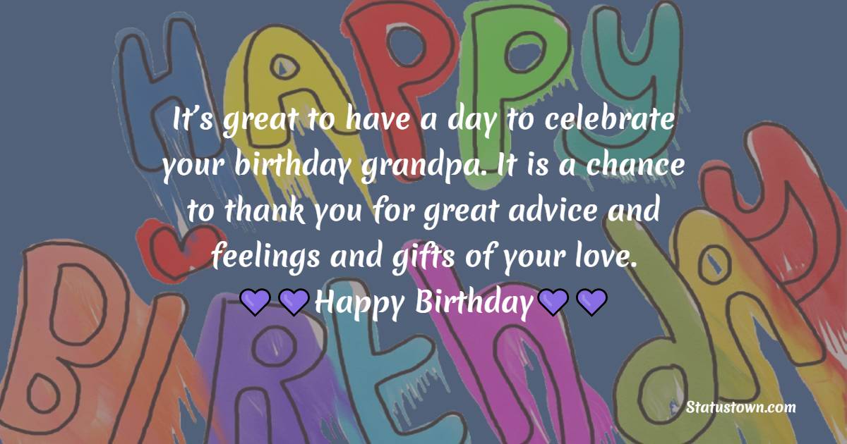 Simple Birthday Wishes for Grandfather