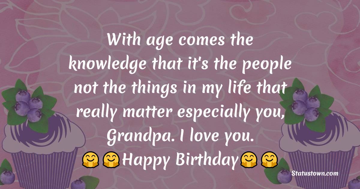 Top Birthday Wishes for Grandfather