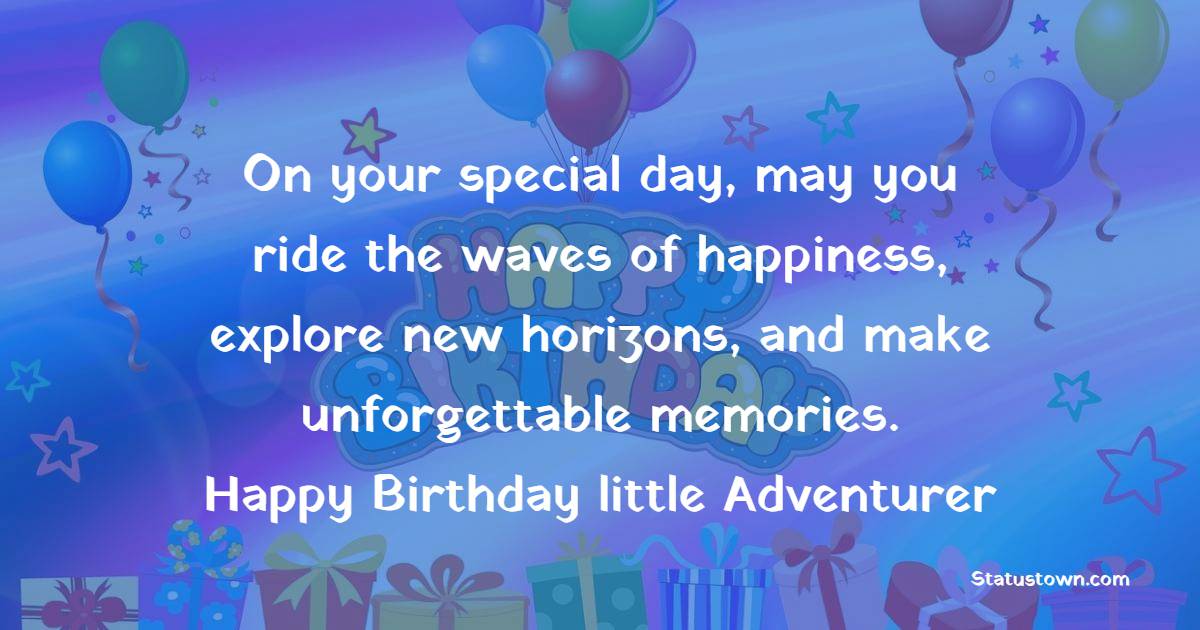 Simple Birthday Wishes for Little Boy