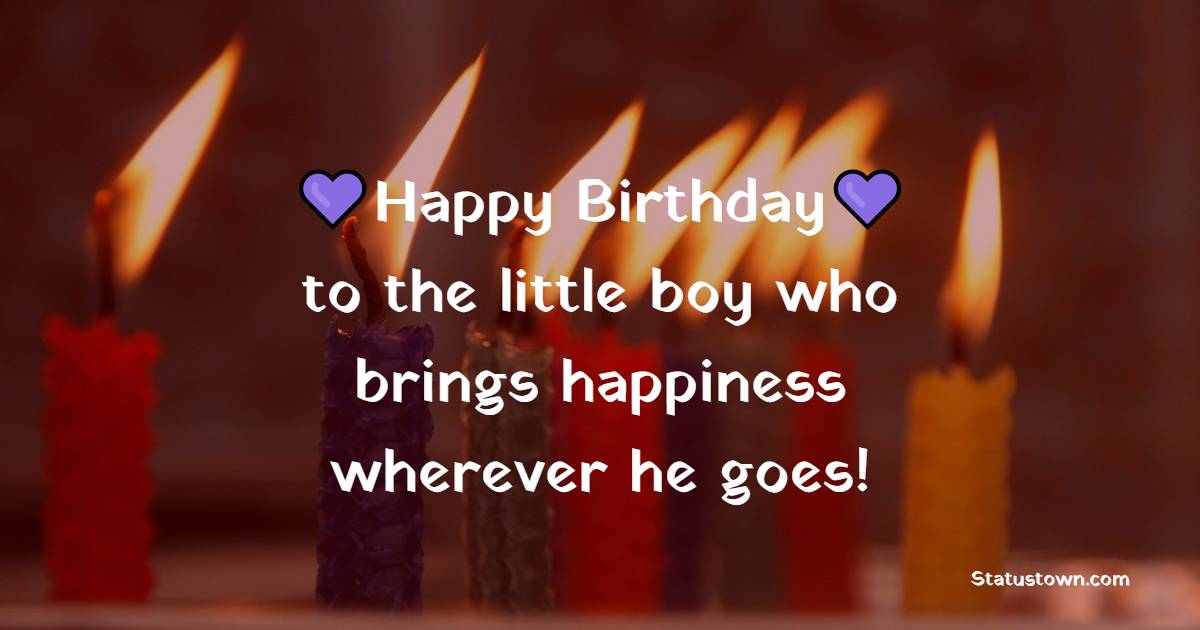 Birthday Wishes for Little Boy