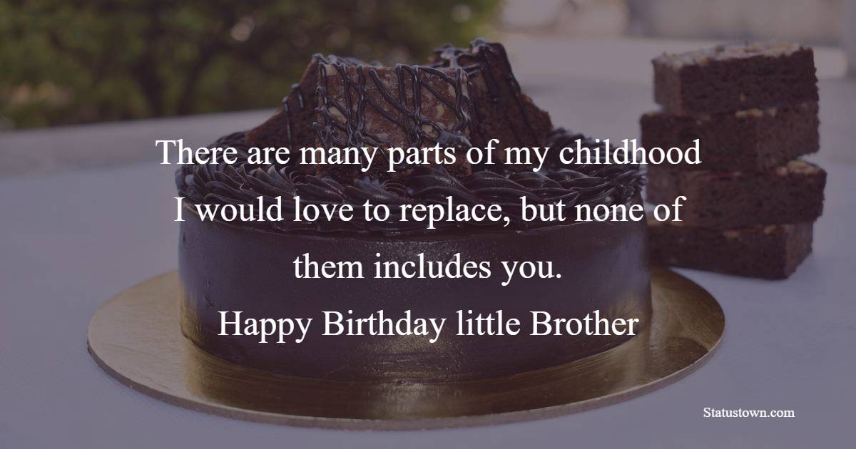 Top Birthday Wishes for Little Brother