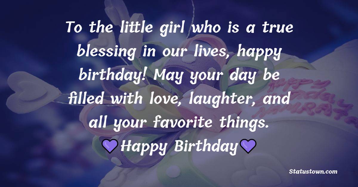 Best Birthday Wishes for Little Girl
