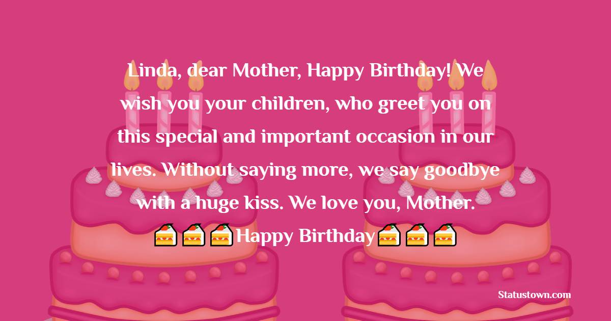 Birthday Text for Mother