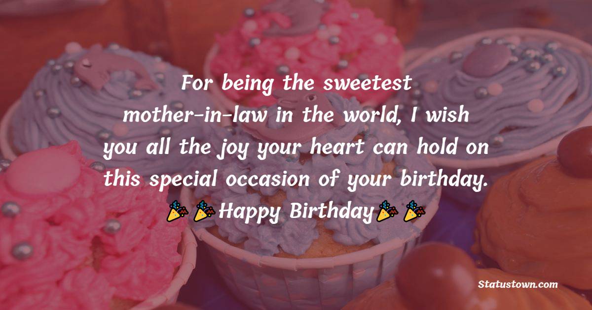 Birthday WhatsApp Status  for Mother in Law