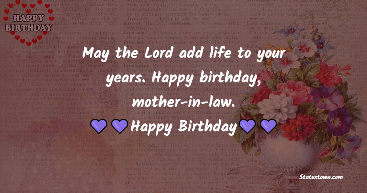 Birthday Quotes for Mother in Law