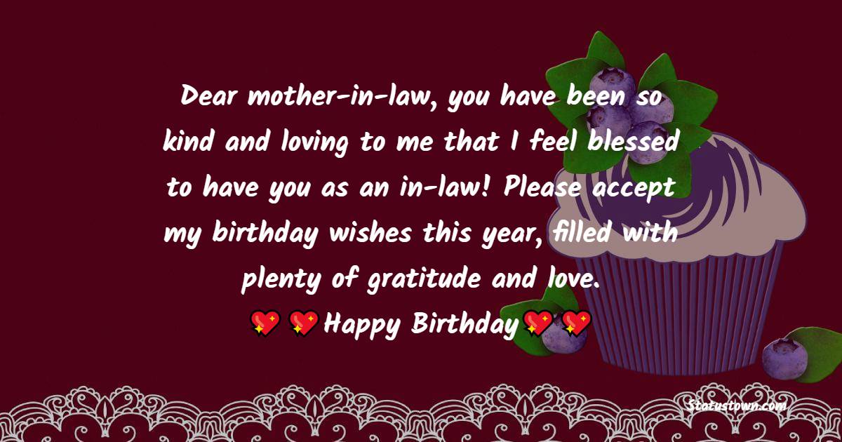 Birthday Wishes for Mother in Law