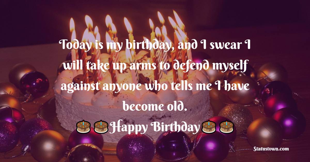 Heart Touching  Birthday Wishes for Myself