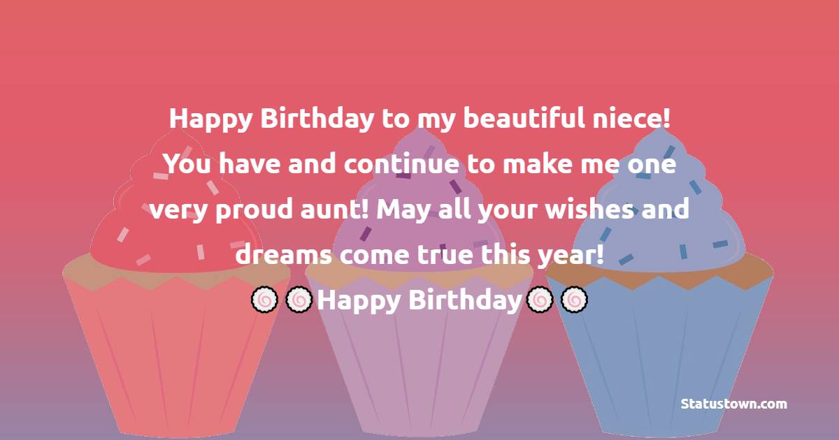 Short Birthday Wishes for Niece