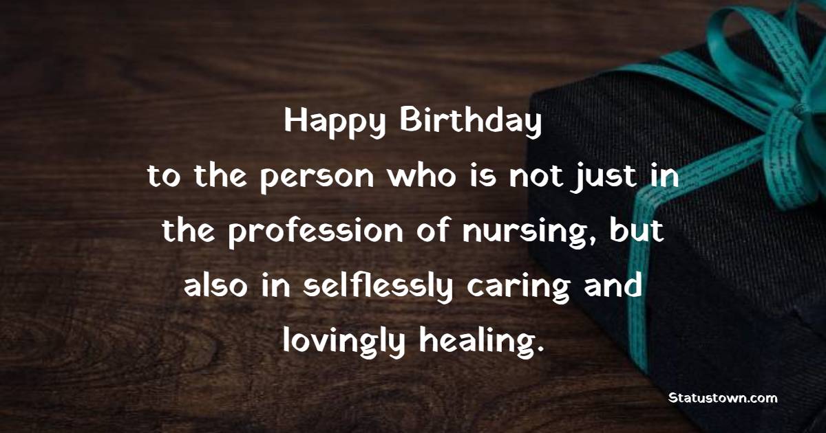 Birthday Wishes for Nurse