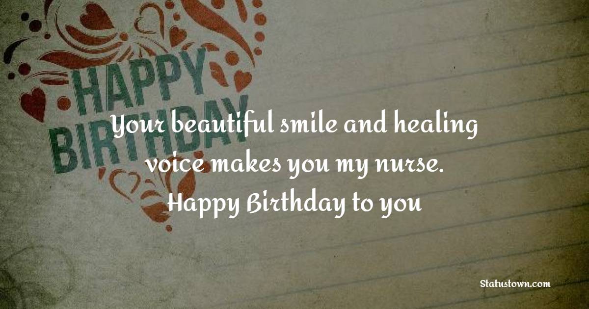 Lovely Birthday Wishes for Nurse