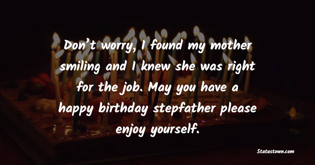 Birthday Wishes for Stepdad