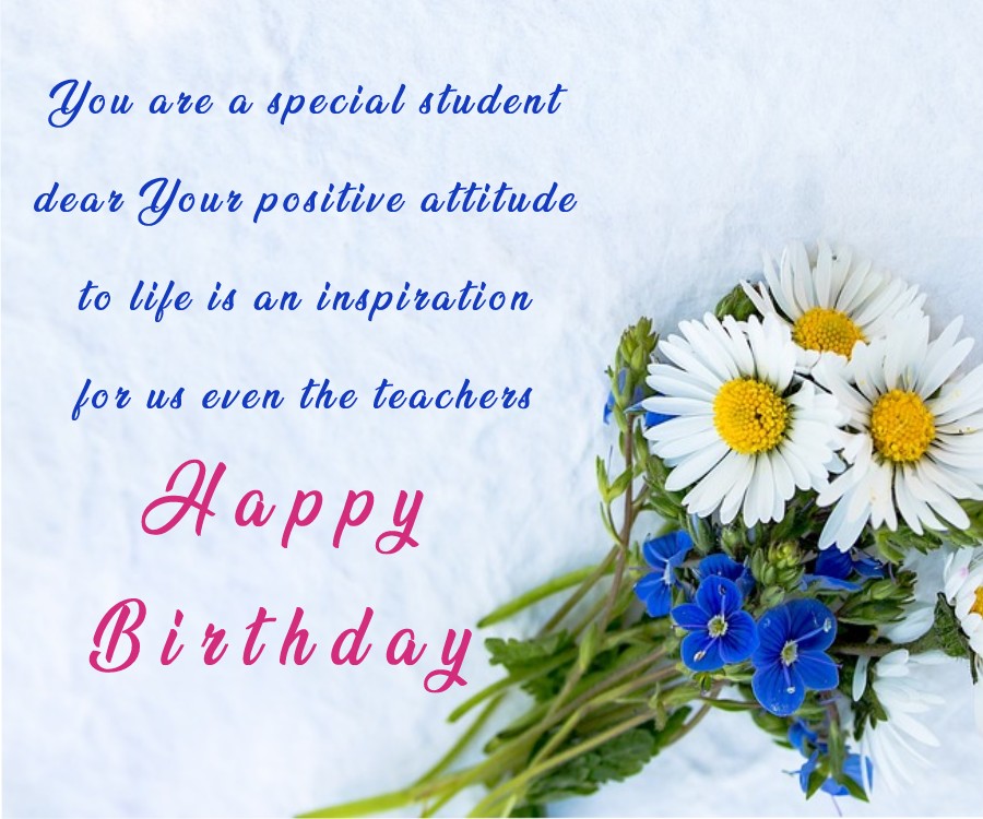 Short Birthday Wishes for Students