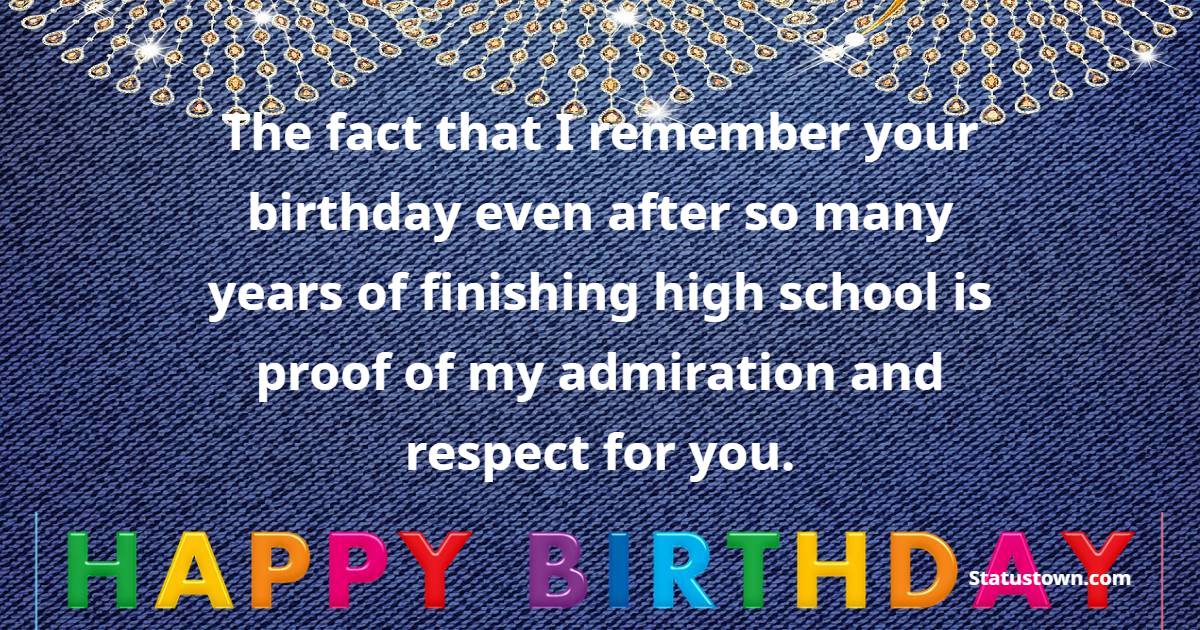 Short Birthday Wishes for Teacher