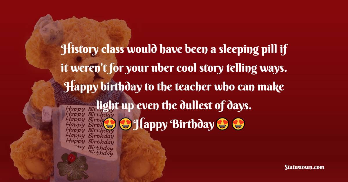meaningful Birthday Wishes for Teacher