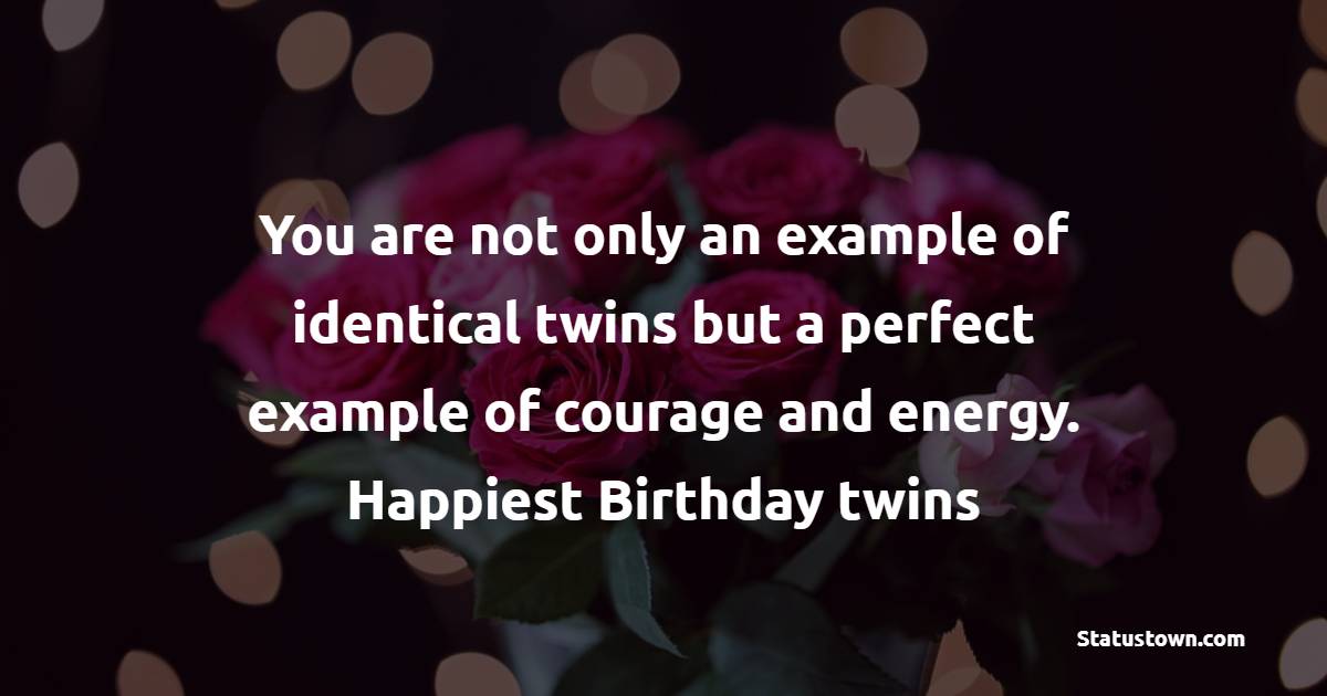 Touching Birthday Wishes for Twin Sister