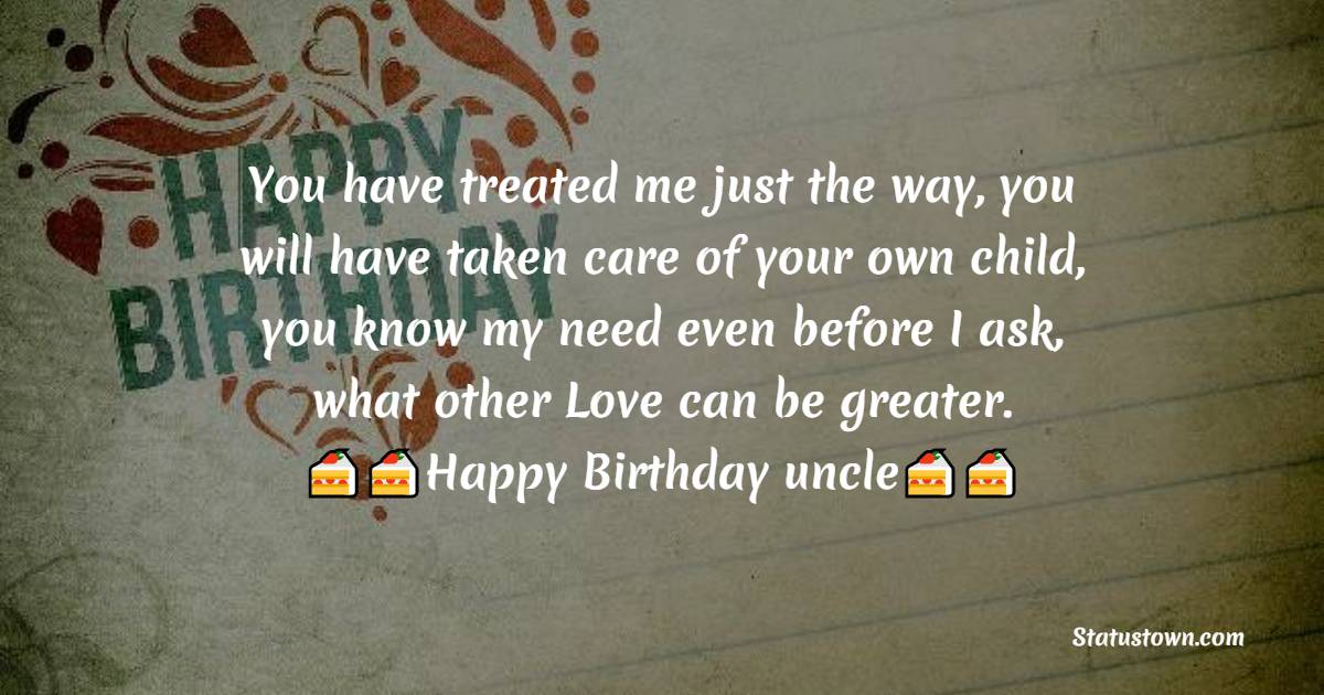 Birthday Text for Uncle