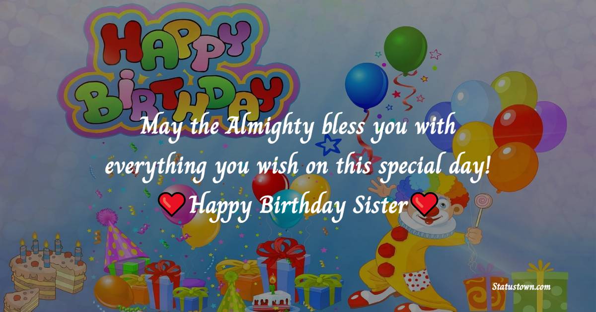 Touching Birthday Wishes for Younger Sister