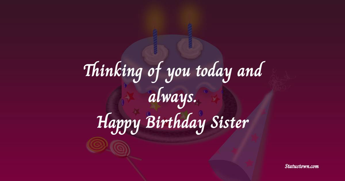 latest Birthday Wishes for Younger Sister
