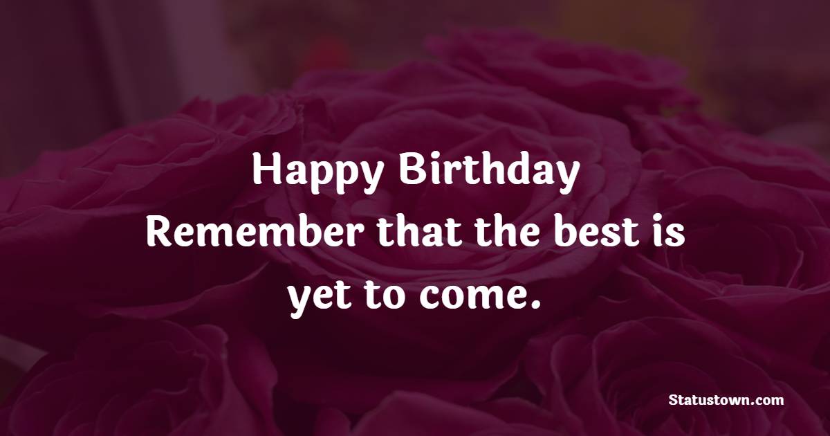 Simple Birthday Wishes for a Wonderful Person