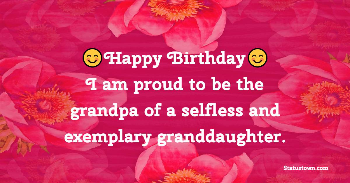 Simple Birthday wishes for Granddaughter