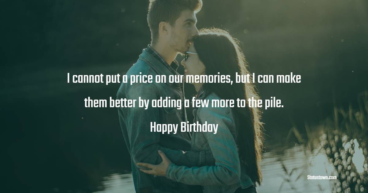 Cute Birthday Wishes for Boyfriend