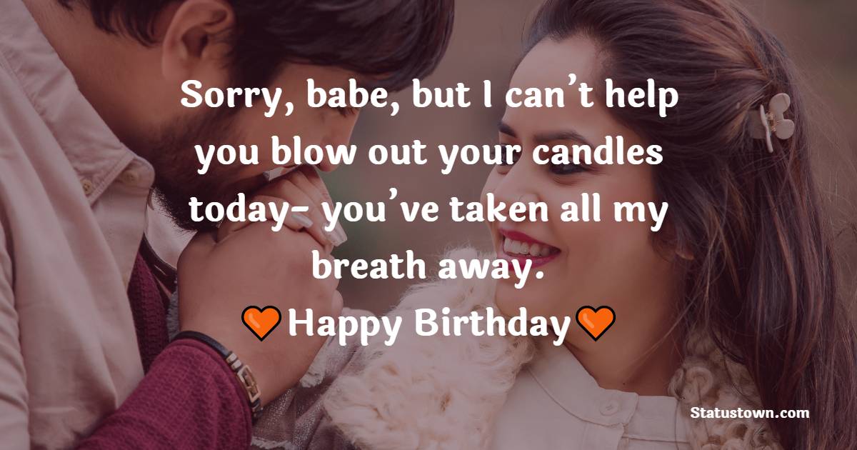 Funny Birthday Wishes for Boyfriend