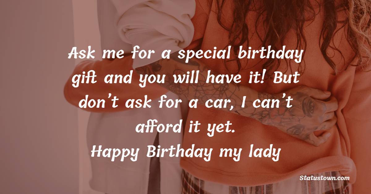 Emotional Funny Birthday Wishes for Girlfriend