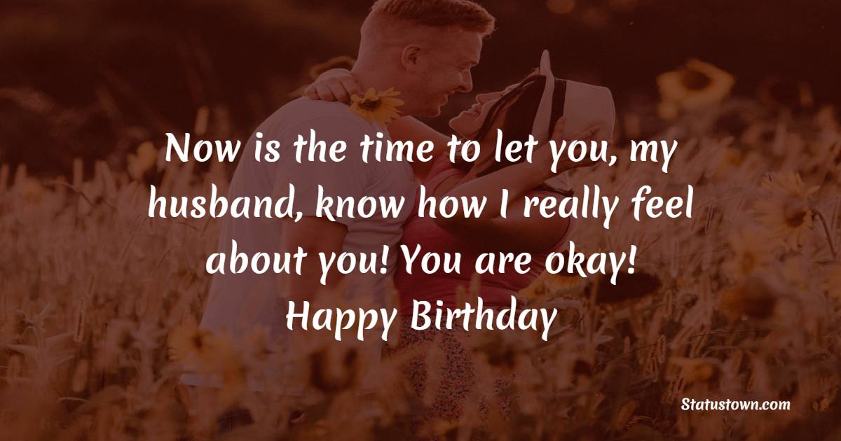 meaningful Funny Birthday Wishes for Husband