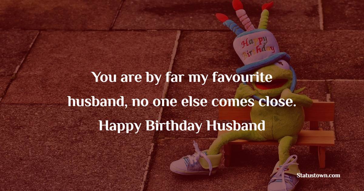 Amazing Funny Birthday Wishes for Husband