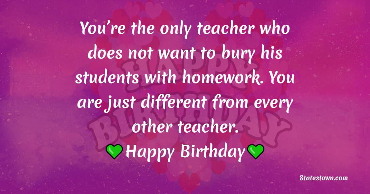 Best Heart Touching Birthday Wishes for Teacher