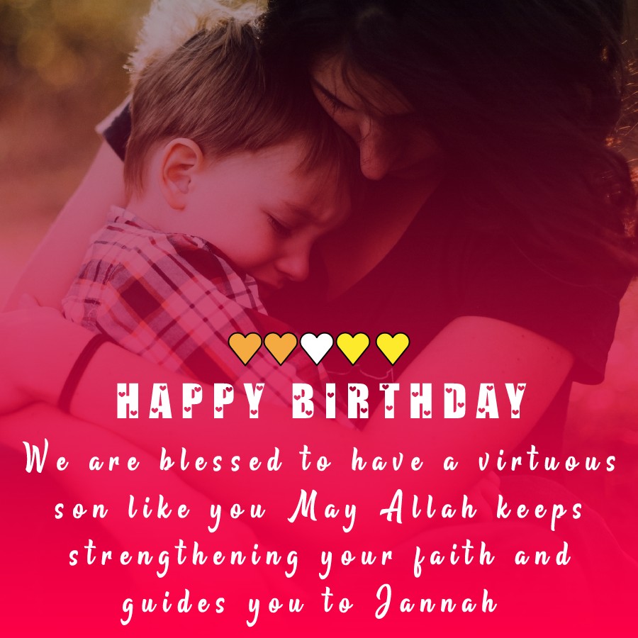 Best Islamic Birthday Wishes for Son
